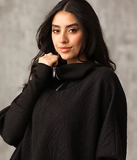 Quarter Zip Dolman Pullover