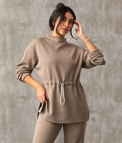 Cinched Waist Pullover