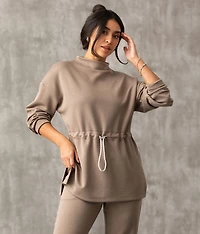 Cinched Waist Pullover