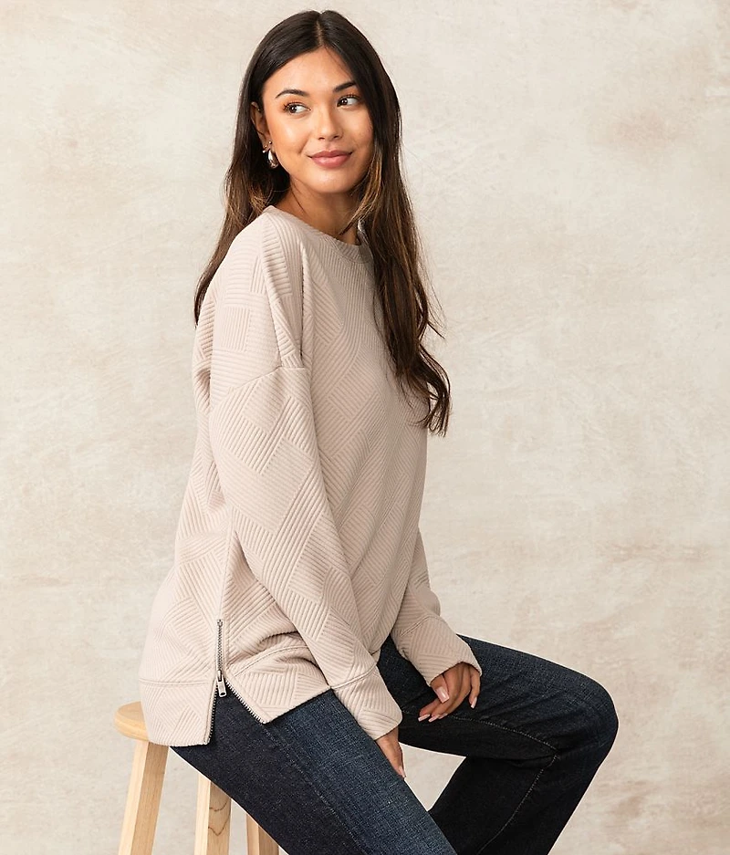 Monroe Chevron Pullover