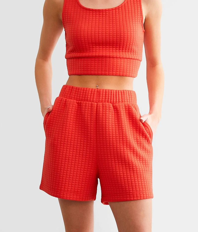 Quilted Stitch Shorts