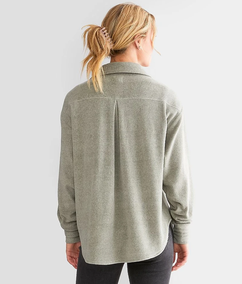 Marled Fleece Shirt