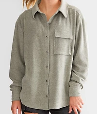 Marled Fleece Shirt