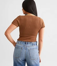 Square Neck Stretch Top