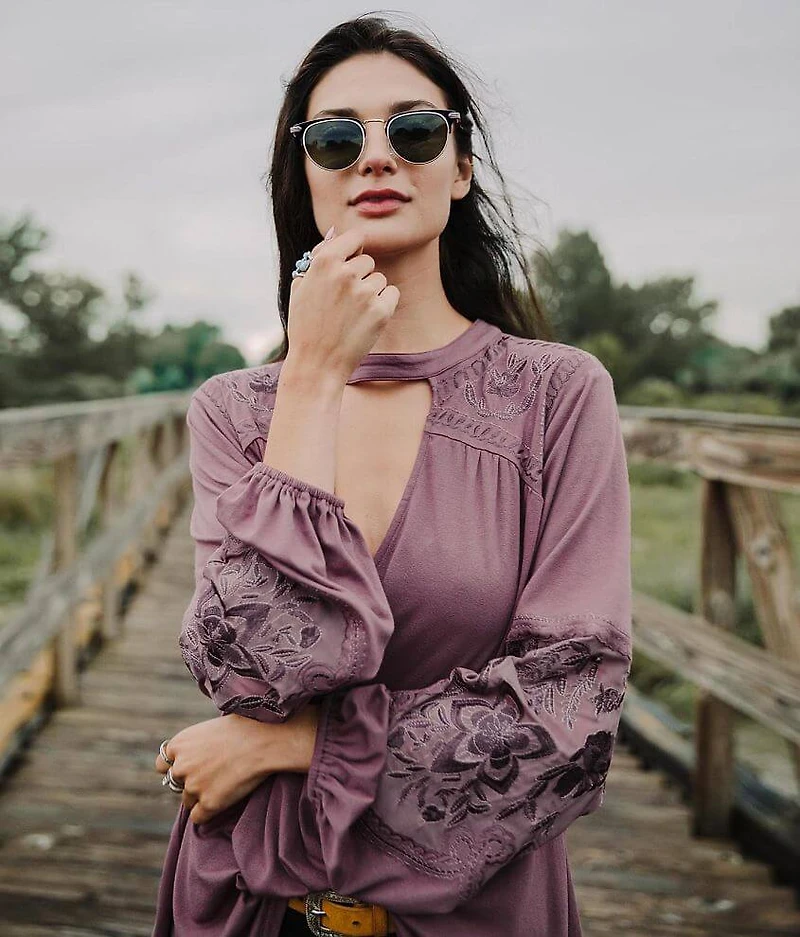 Keyhole Tunic Top