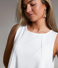 High Neck Thermal Tank Top