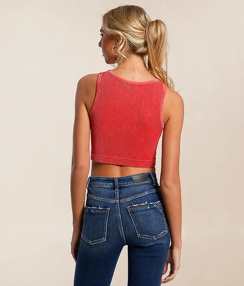 High Neck Washed Brami