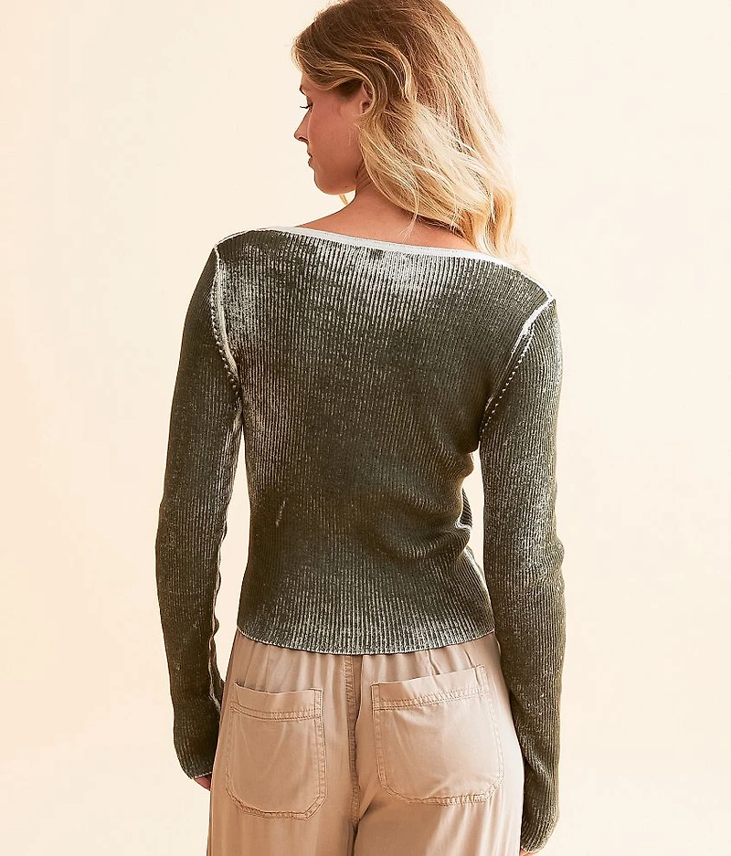 Ribbed Knit Top