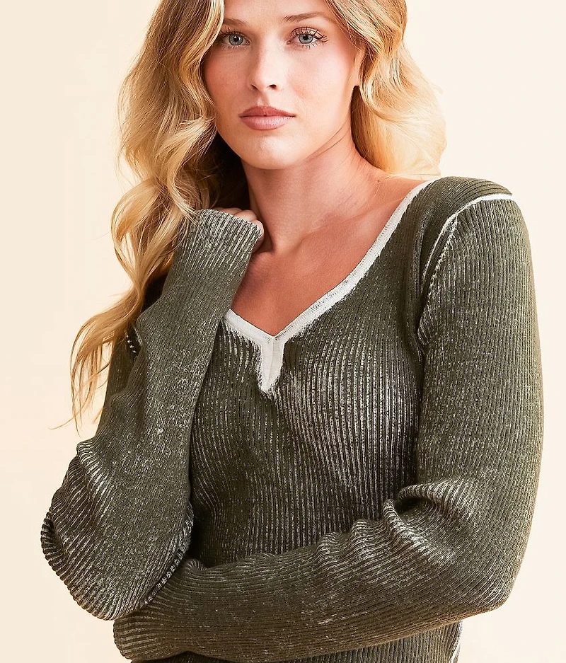 Ribbed Knit Top