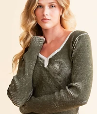 Ribbed Knit Top