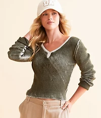 Ribbed Knit Top
