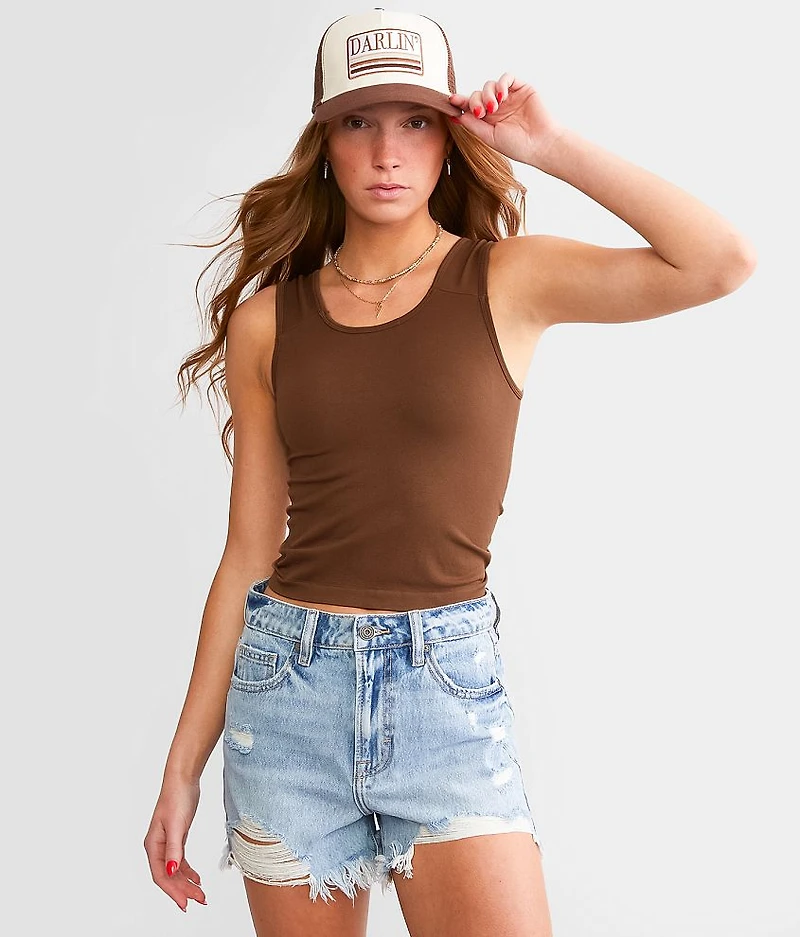 Ruched 2 Way Tank Top