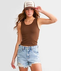 Ruched 2 Way Tank Top