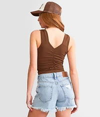 Ruched 2 Way Tank Top