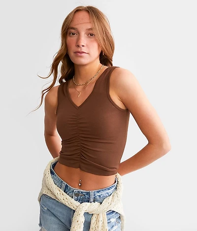 Ruched 2 Way Tank Top