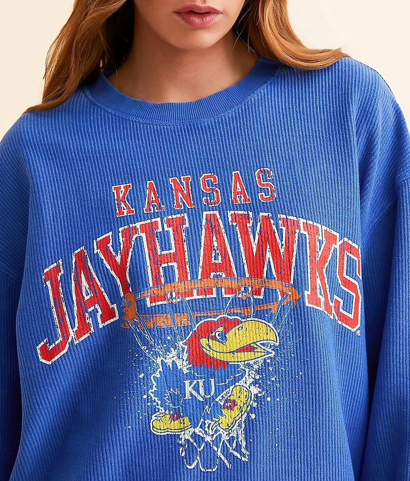 Kansas Swoosh Oversized Pullover