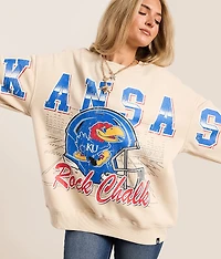Kansas Jayhawks Oversized Pullover