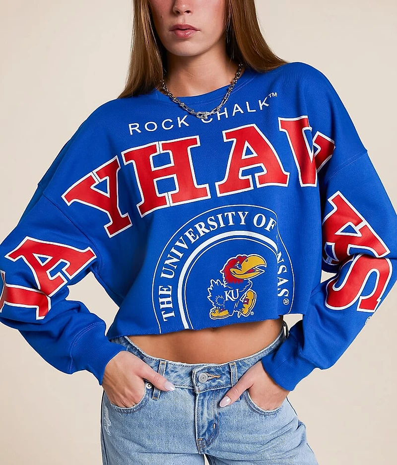 Kansas Jayhawks® Cropped Pullover