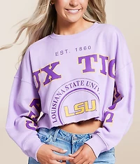 LSU Tigers Cropped Pullover