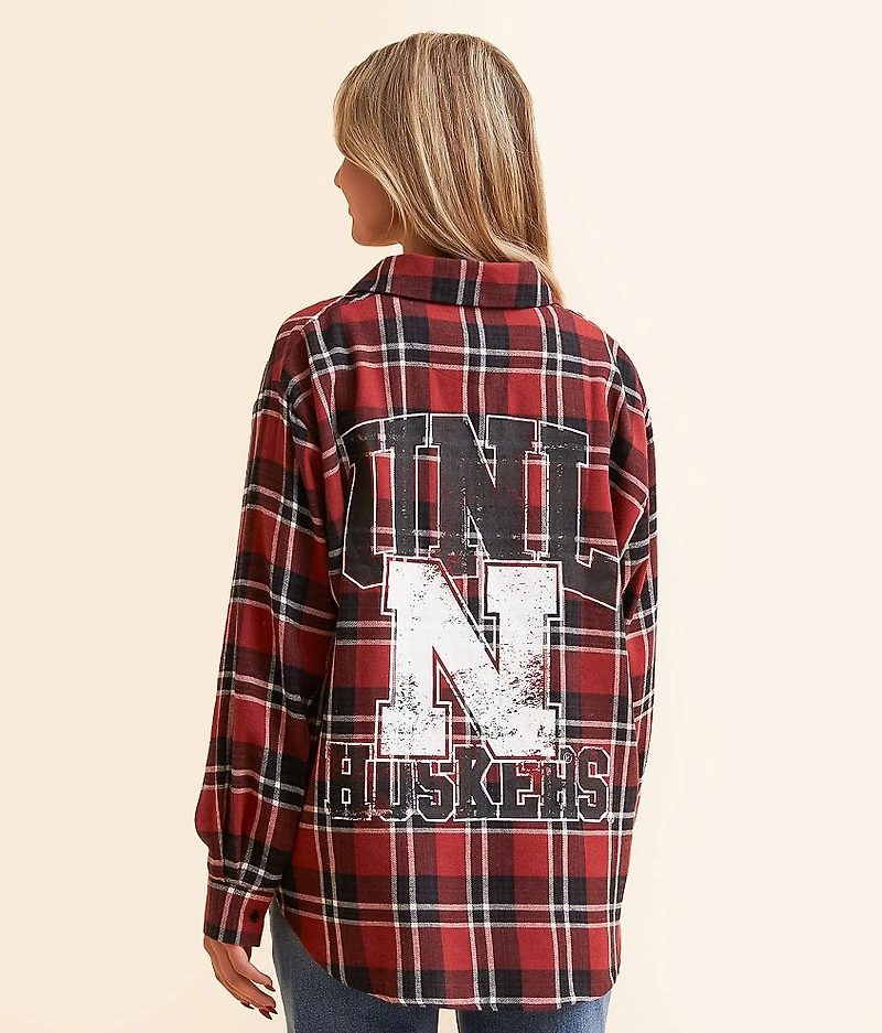 UNL Huskers Flannel Shirt