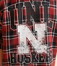 UNL Huskers Flannel Shirt