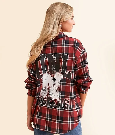 UNL Huskers Flannel Shirt