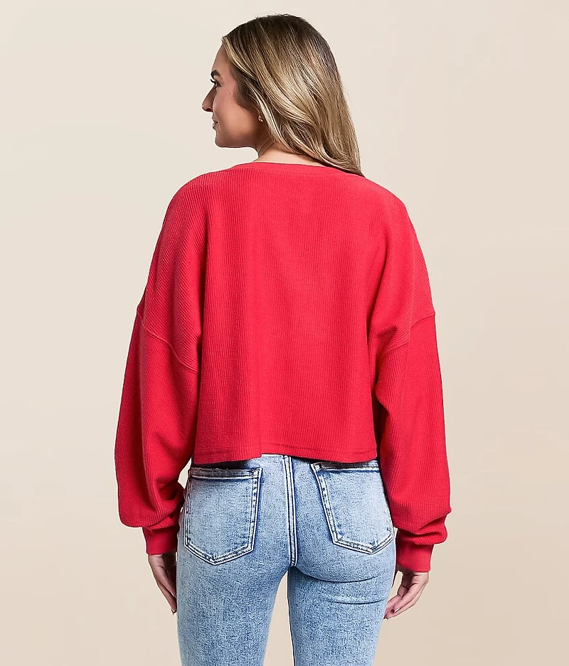 Nebraska Huskers Cropped Pullover