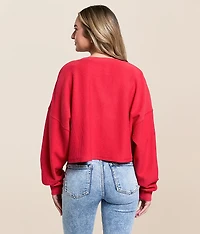 Nebraska Huskers Cropped Pullover