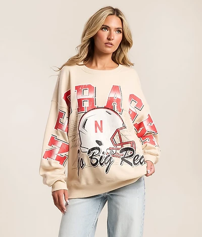 Nebraska Huskers Oversized Pullover