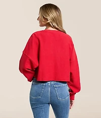 Nebraska Huskers Cropped Pullover