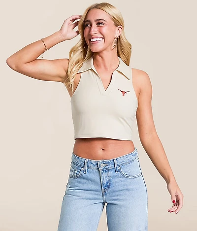 Texas Longhorns Cropped Tank Top