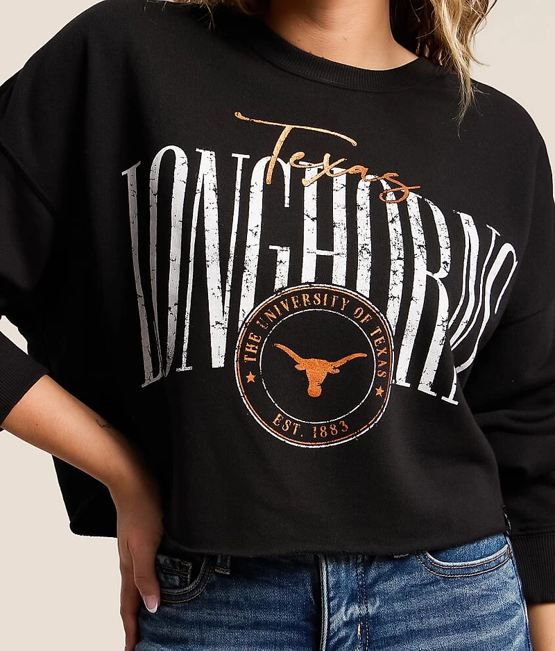 Texas Longhorns Cropped Pullover