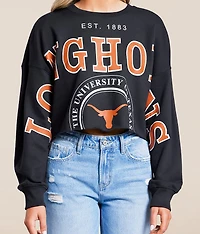 Texas Longhorns Cropped Pullover