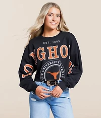Texas Longhorns Cropped Pullover