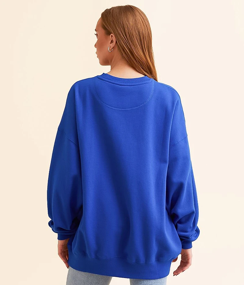 Kansas Varsity Oversized Pullover