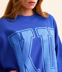 Kansas Varsity Oversized Pullover