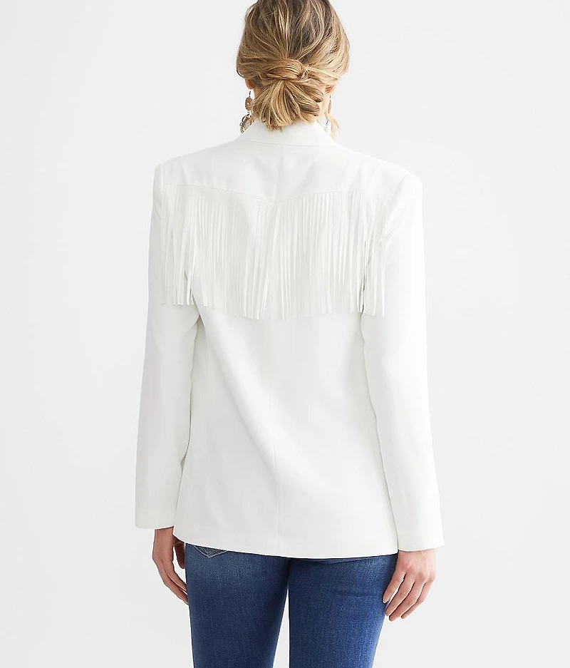 Oversized Fringe Blazer