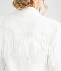 Oversized Fringe Blazer
