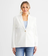 Oversized Fringe Blazer