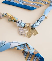 Blair Multi Charm Scarf Necklace