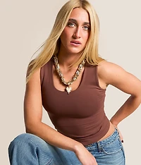 Maya Charm Twisted Scarf Necklace