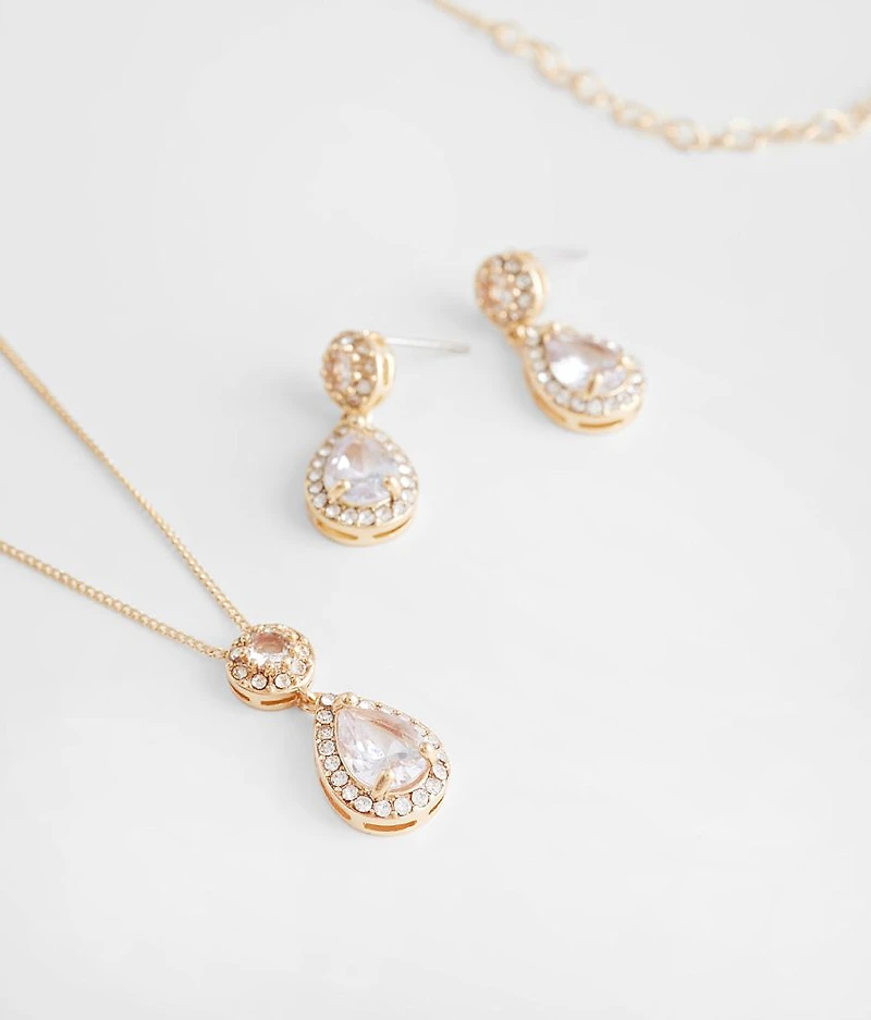 Glitz Earring & Necklace Set
