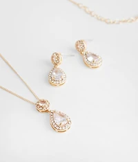 Glitz Earring & Necklace Set