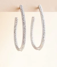 3 Pack Glitz Oblong Earring Set