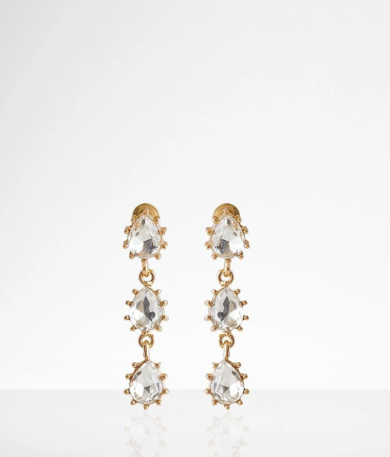 Glitz Teardrop Earring