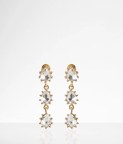Glitz Teardrop Earring