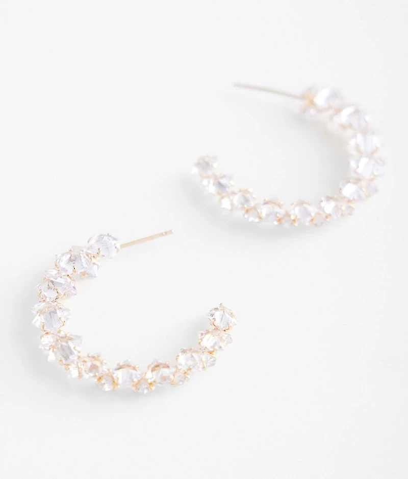Glitz Hoop Earring