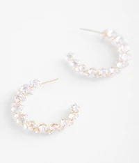 Glitz Hoop Earring