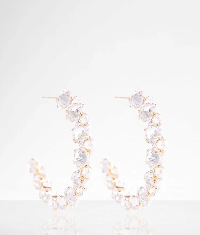 Glitz Hoop Earring