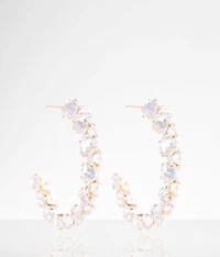 Glitz Hoop Earring